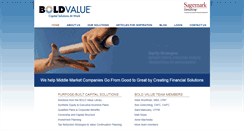 Desktop Screenshot of boldvalue.com